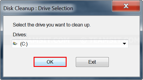 ลบไฟล์ขยะด้วย Disk Cleanup บน Windows 7 - Team'S It